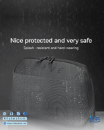 ⁦Brave Tech Pouch Organizer Portable Gadget Storage For Travel⁩ - الصورة ⁦4⁩