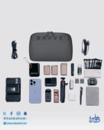⁦Brave Tech Pouch Organizer Portable Gadget Storage For Travel⁩ - الصورة ⁦6⁩