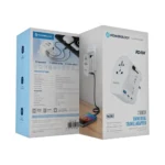 ⁦Powerology Universal Travel Adapter 2300W - White⁩ - الصورة ⁦4⁩