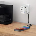 ⁦Powerology Universal Travel Adapter 2300W - White⁩ - الصورة ⁦5⁩