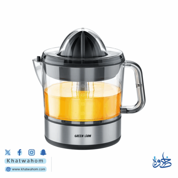 Green Lion 700mL Citrus Juicer with Dual Rotation & BPA Free - Black